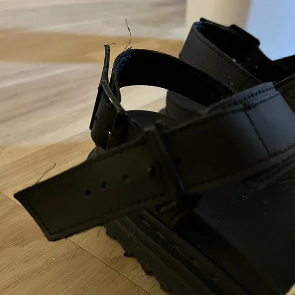 Doc Martens Black & White Platform Sandal - Picture 5 of 8